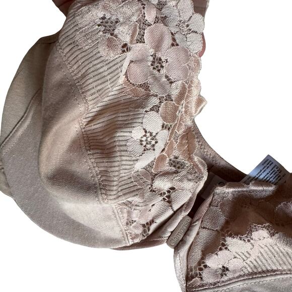 Glamorise 1241 Underwire Bra 36DD Front Close Lace Medium Brown NWT - Picture 9 of 9